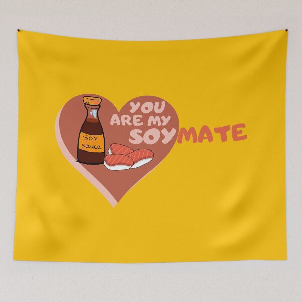 Item preview, Eres mi compañero de soja - San Valentín designed and sold by PandaSoul.