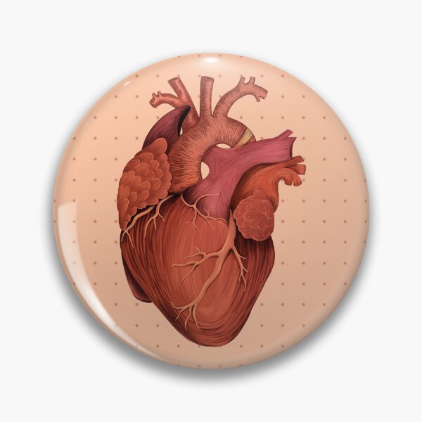 Aperçu de l'œuvre Coeur humain anatomique - Teinte chaude créée et vendue par fayee8.