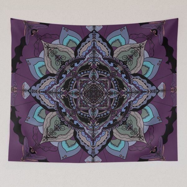 Item preview, Mandala’s Portal (purple) designed and sold by artsiejanie.