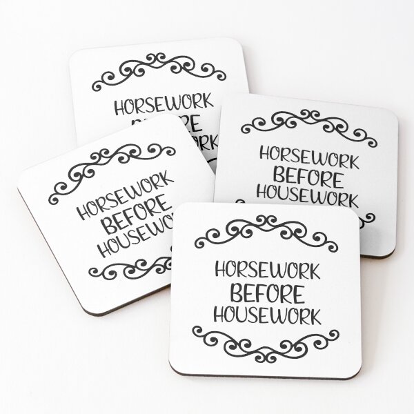 Item preview, Horsework before housework Stable welcome sign designed and sold by ToniaKroeger.