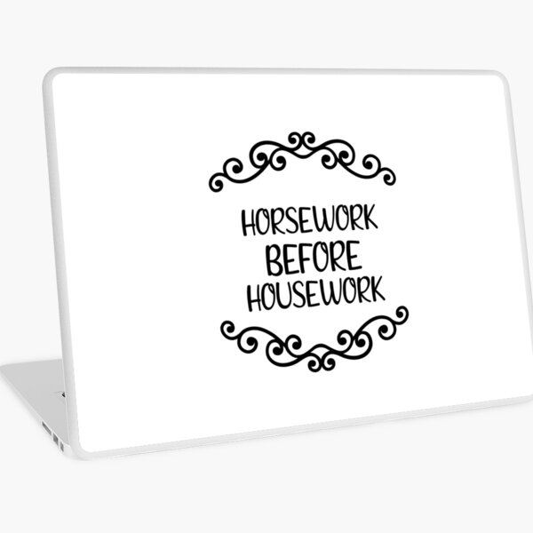 Item preview, Horsework before housework Stable welcome sign designed and sold by ToniaKroeger.