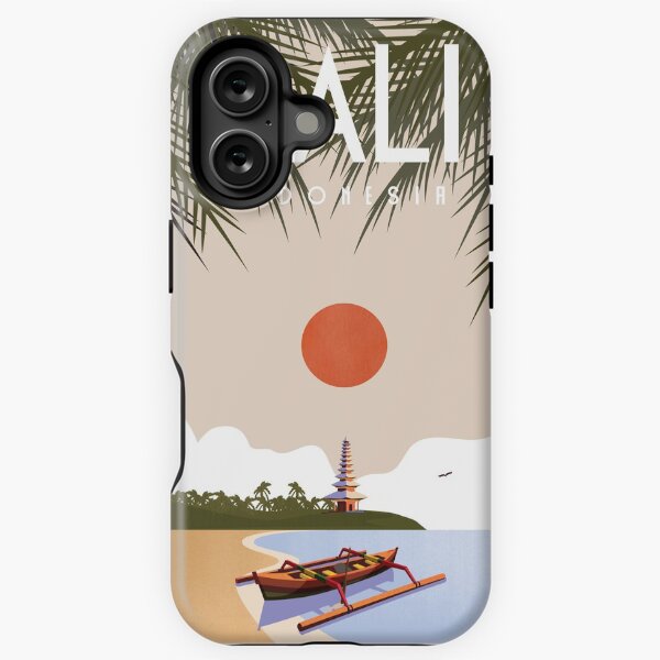 Item preview, Bali Indonesia travel poster designed and sold by Arctic frame studio.