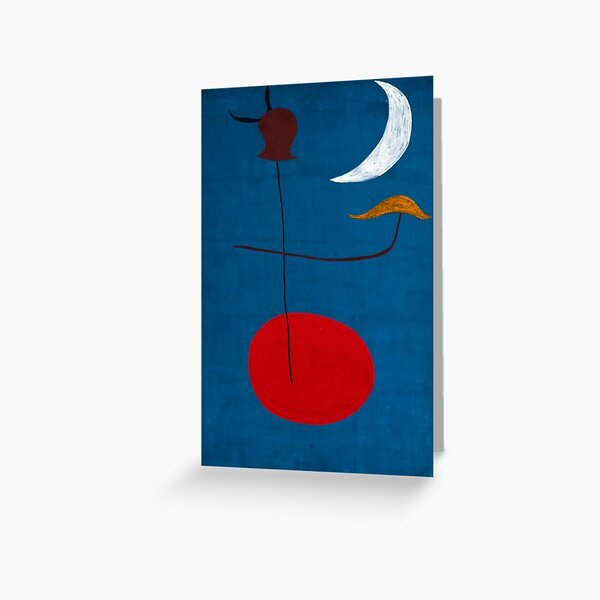 Joan Miro Grußkarte