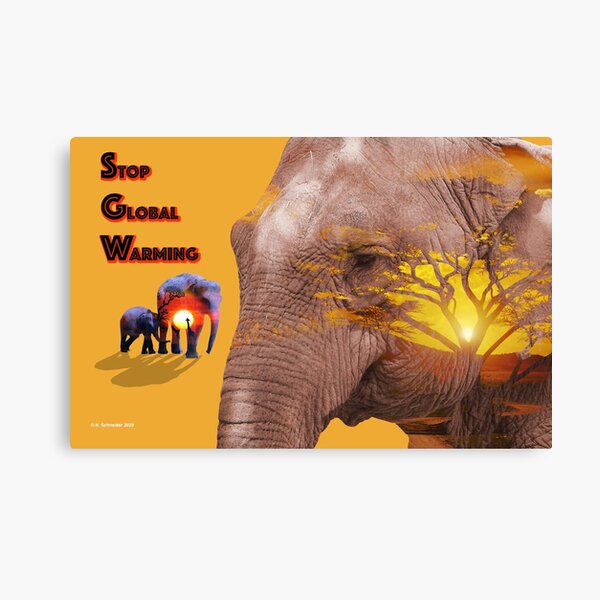 Stop Global Warming Canvas Print