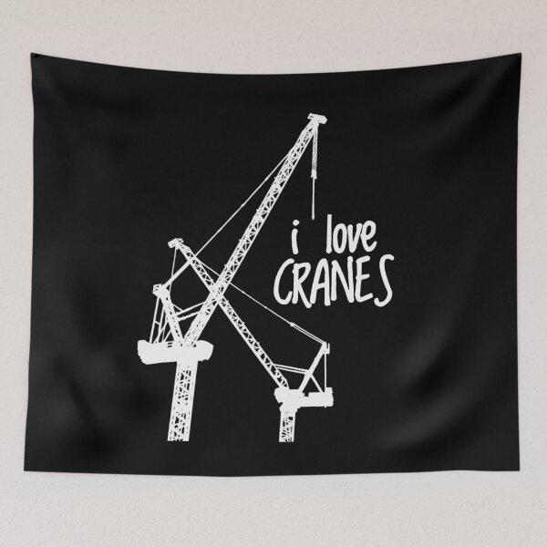 Item preview, I love cranes crane crane operator construction site gift designed and sold by leofel.