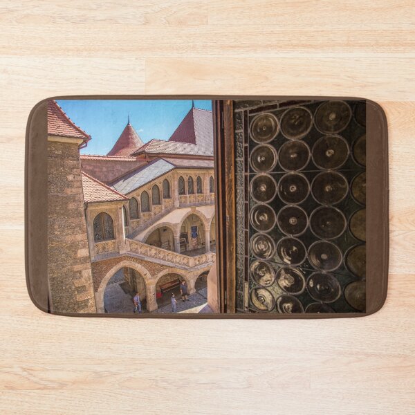 Item preview, Romania. Transylvania. Corvin Castle. Inner Courtyard thru the Window. designed and sold by vadim19.