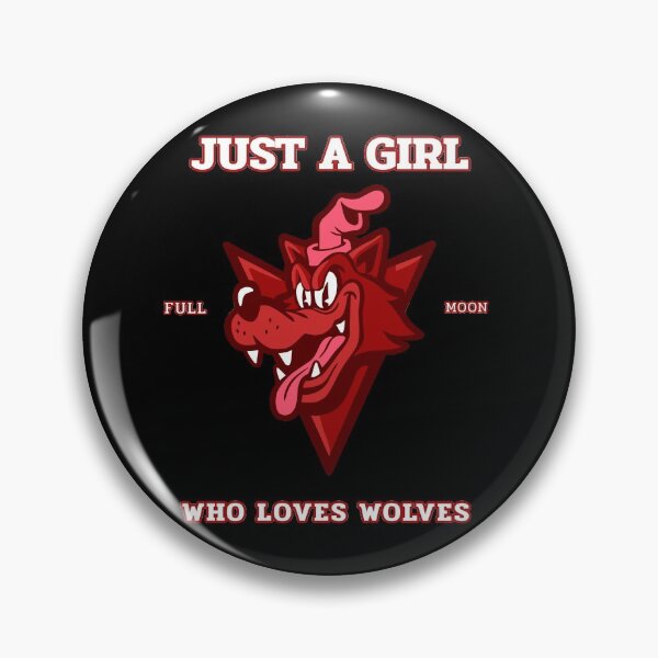 Item preview, Just a Girl Who Loves Wolves Red designed and sold by Coder-T.