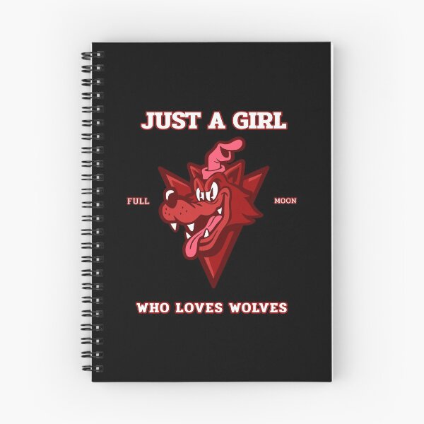Item preview, Just a Girl Who Loves Wolves Red designed and sold by Coder-T.