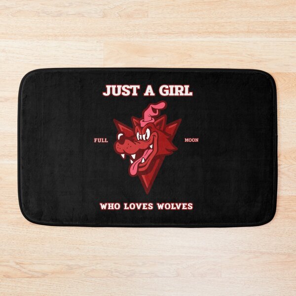 Item preview, Just a Girl Who Loves Wolves Red designed and sold by Coder-T.