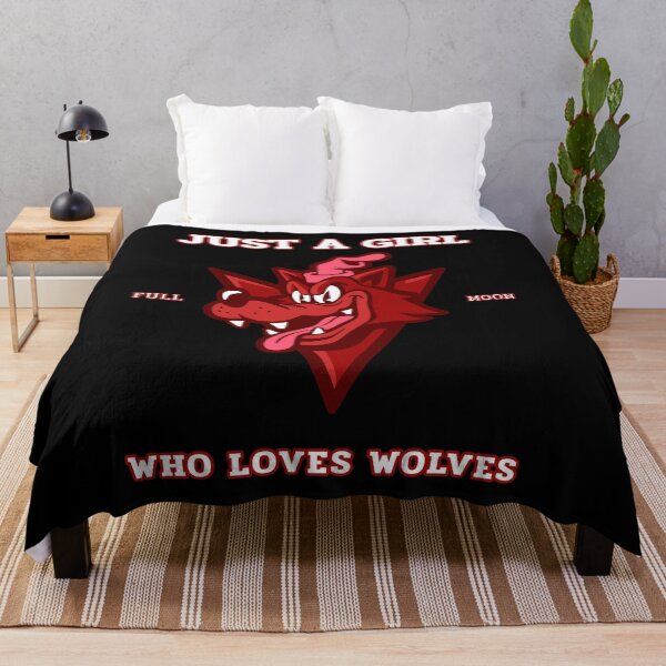 Item preview, Just a Girl Who Loves Wolves Red designed and sold by Coder-T.