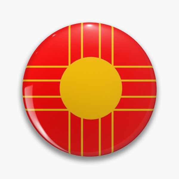 Item preview, Red and Yellow Zia  designed and sold by Broken Antler Designs .
