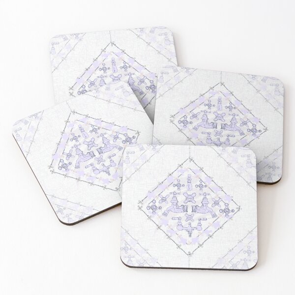 Item preview, Those Subtle Victorian Faucets -- Lilac Plumbing Hardware in Diamonds designed and sold by ArgyleImp.