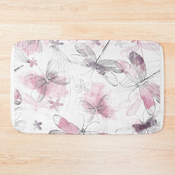Item preview, Dragonfly Insect Pink Spring Summer Bird Pattern  designed and sold by Stephani Analah.
