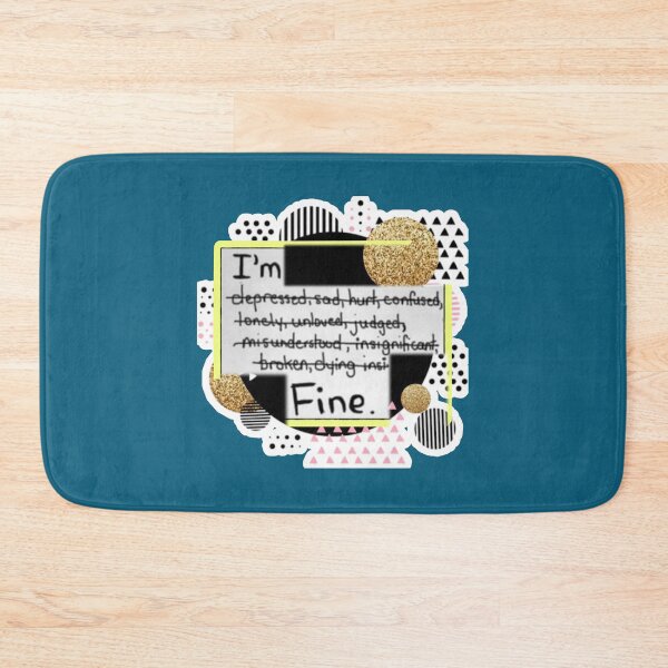 Item preview, I'm fine  designed and sold by Drawourdestiny ..