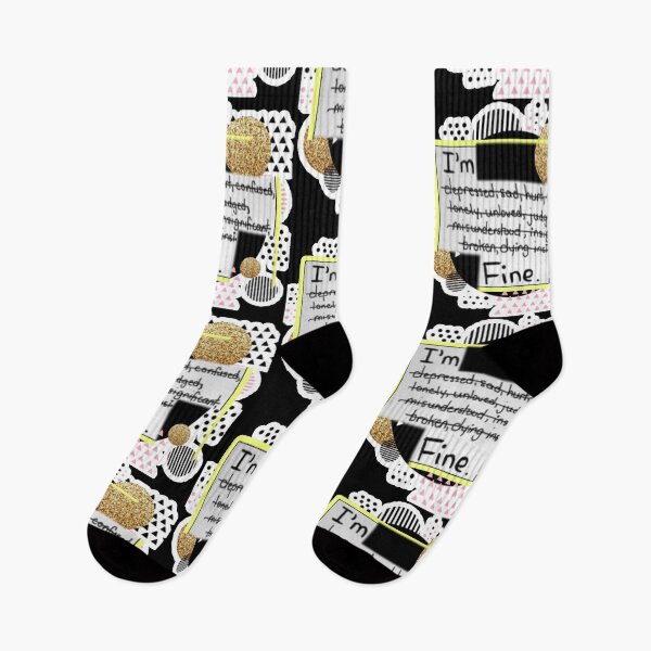 Item preview, I'm fine  designed and sold by Drawourdestiny ..