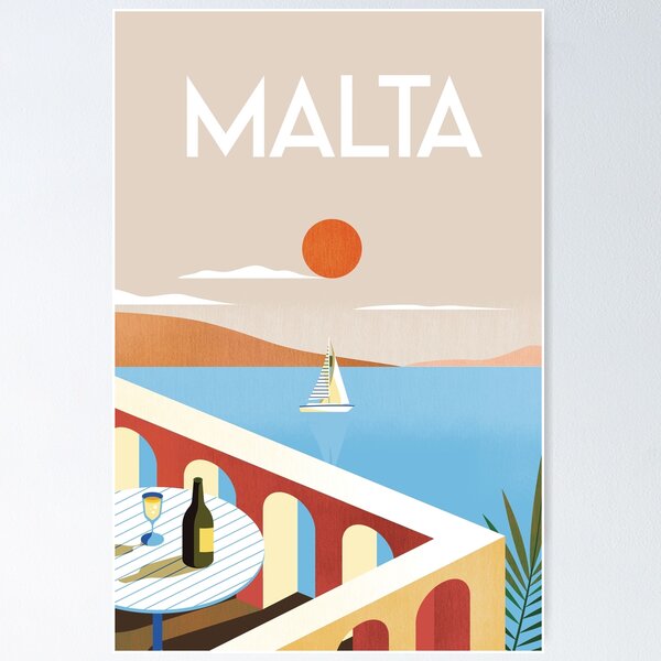 Travel 2024 Art - Malta Landscape