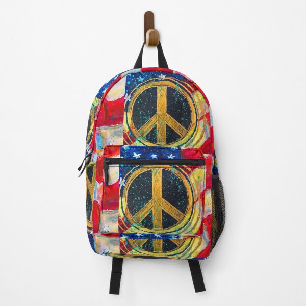 Item preview, American Flag, Peace sign, America, Freedom designed and sold by SaltyMob.