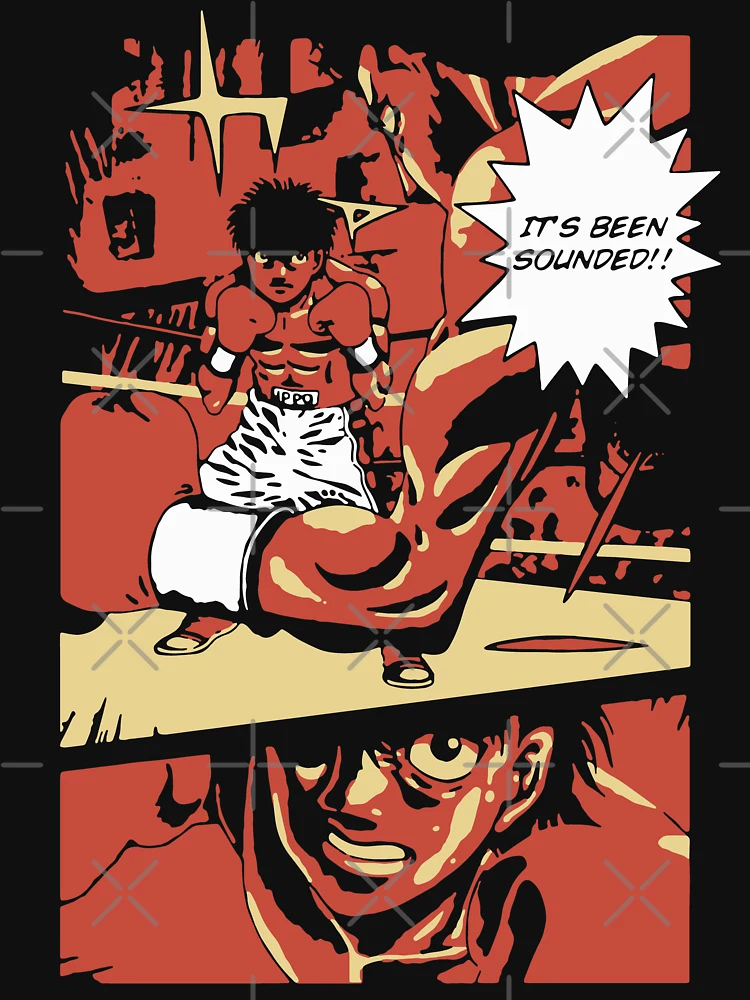 King of the Ring Tee Hajime No Ippo Merch Ippo Shirts Ippo -  Denmark