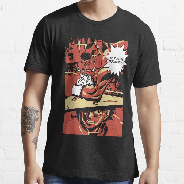 Hajime nenhuma camisa ippo makunouchi ippo t, t japonês do anime