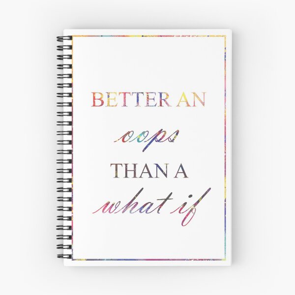 Item preview, BETTER AN OOPS THAN A WHAT IF 559 Watercolor Map Y designed and sold by vividpixelusa.