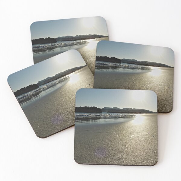 Item preview, Sand Beach Cliffs Sunset Seascape designed and sold by worldways.