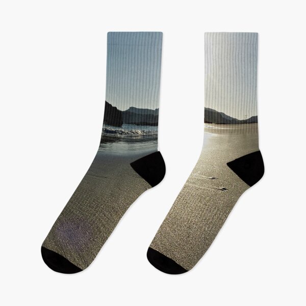 Item preview, Sand Beach Cliffs Sunset Seascape designed and sold by worldways.