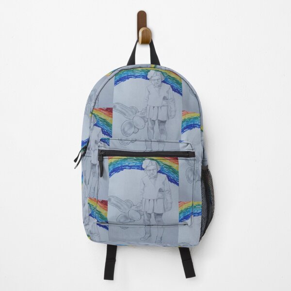 Item preview, rainbow and girl irritated by sun and happy crowd designed and sold by bwasylewicz.