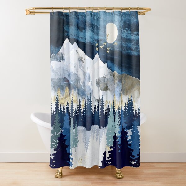 Moonlit Shower Curtains for Sale