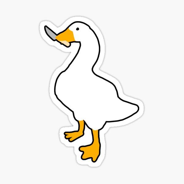 untitled goose game 2  Sticker for Sale by spgirgvxks36