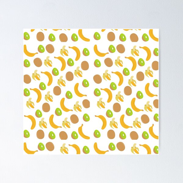 Item preview, banana and kiwi pattern designed and sold by crazy merchs.