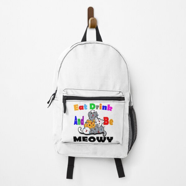 Item preview, Eat Drink And Be Meowy designed and sold by HINDAM4U.
