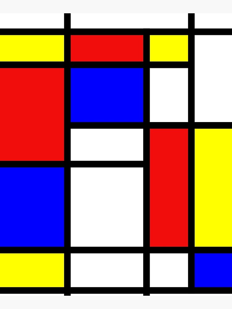 mondrian painting by liesjes