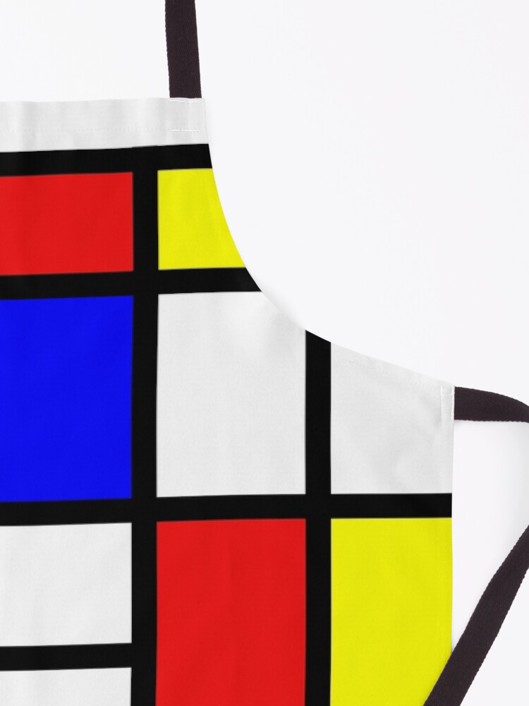 Alternate view of mondrian painting Apron
