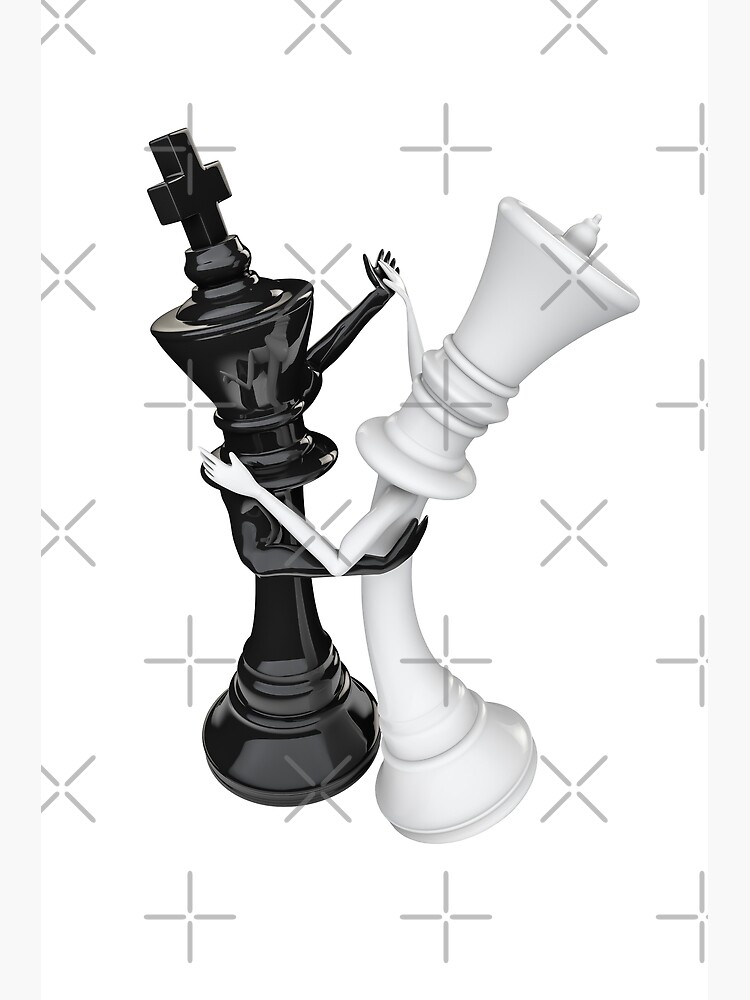 The White Queen Checkmate To Black King Stock Image - Image of