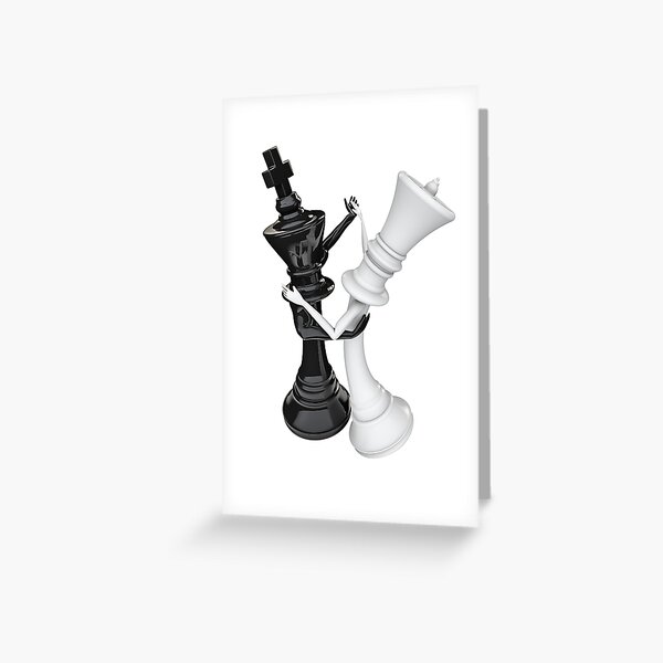 Chess dancers Greeting Card