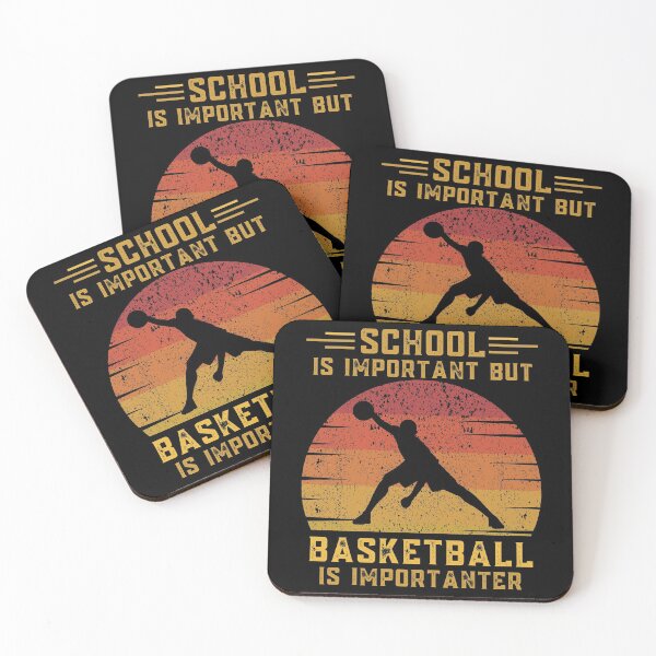 Item preview, School is important but basketball is importanter funny education basketballer designed and sold by OneTimeEngineer.