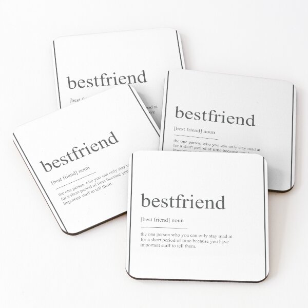 Item preview, Bestfriend 556 Watercolor Map Yoga Quote Definitio designed and sold by vividpixelusa.