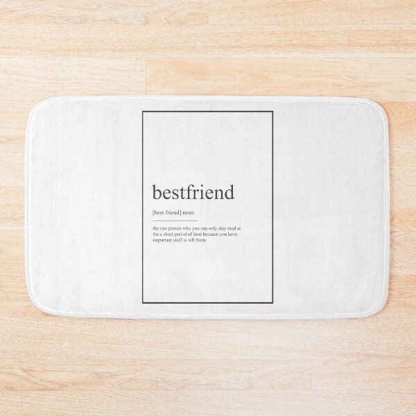 Item preview, Bestfriend 556 Watercolor Map Yoga Quote Definitio designed and sold by vividpixelusa.