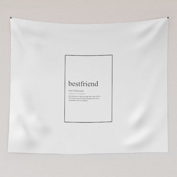 Item preview, Bestfriend 556 Watercolor Map Yoga Quote Definitio designed and sold by vividpixelusa.
