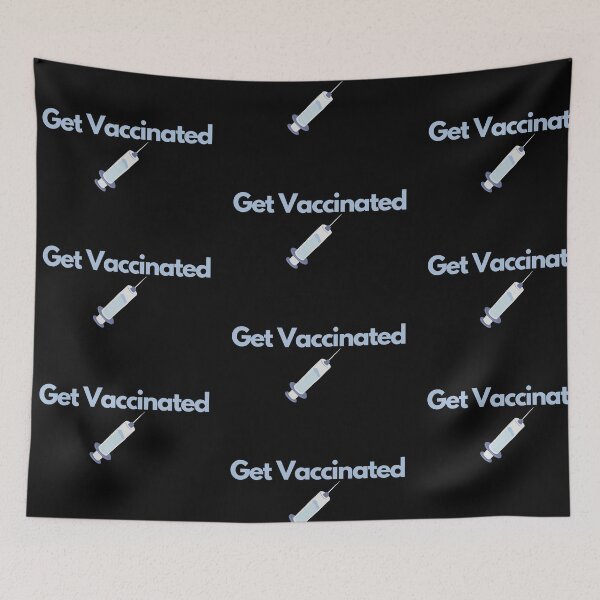 Item preview, Get Vaccinated designed and sold by Imaginative Expressions⭐️ ⭐️ ⭐️ ⭐️ ⭐️.