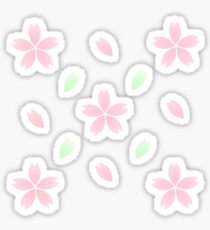 Pink Blossom Cluster Sticker