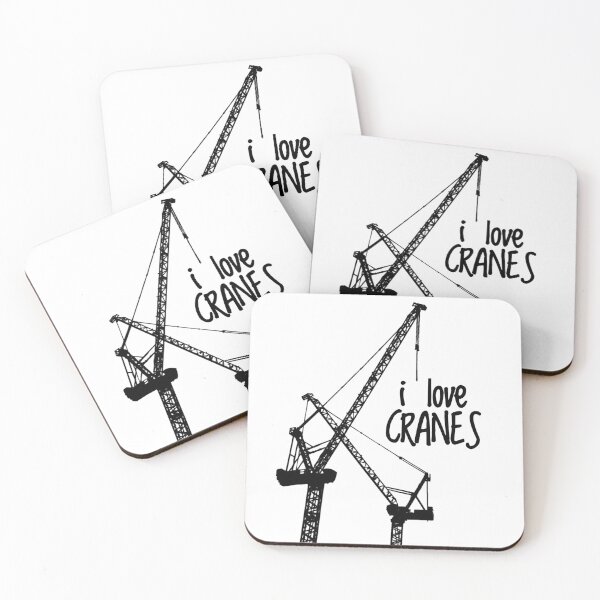 Item preview, I love cranes crane crane operator construction site gift designed and sold by leofel.