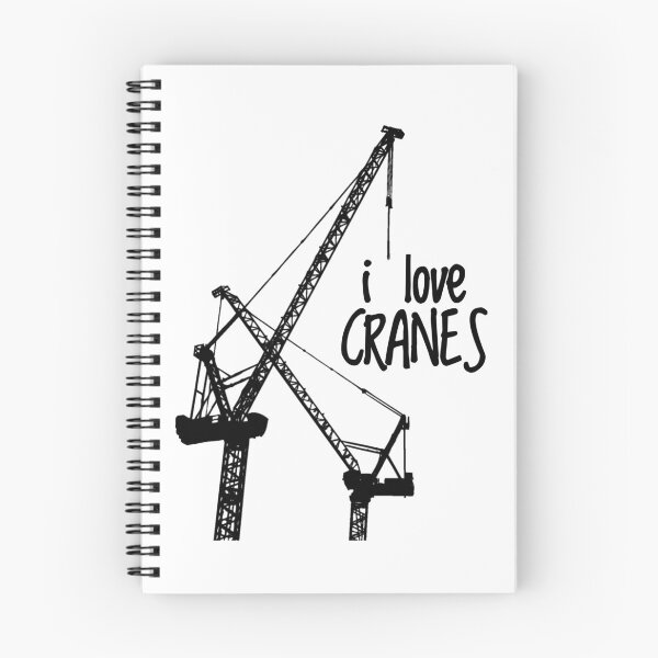 Item preview, I love cranes crane crane operator construction site gift designed and sold by leofel.