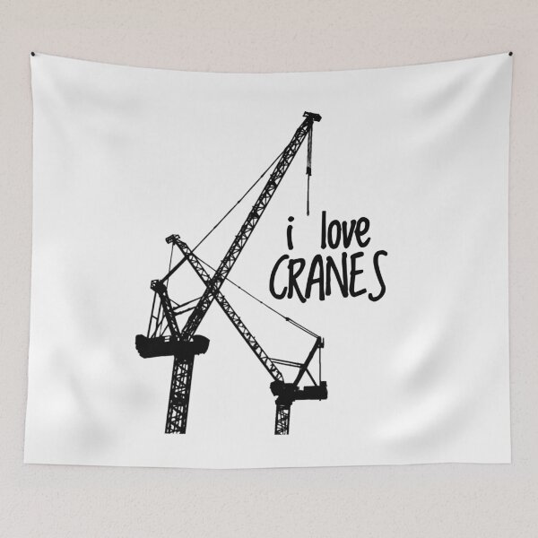 Item preview, I love cranes crane crane operator construction site gift designed and sold by leofel.