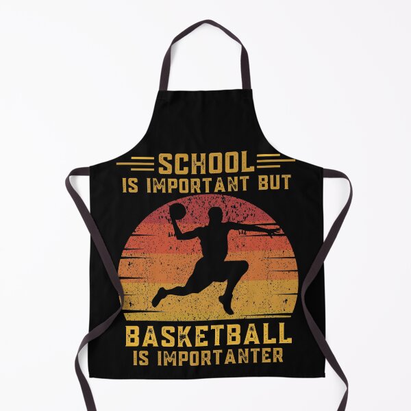 Item preview, School is important but basketball is importanter funny education basketballer designed and sold by OneTimeEngineer.