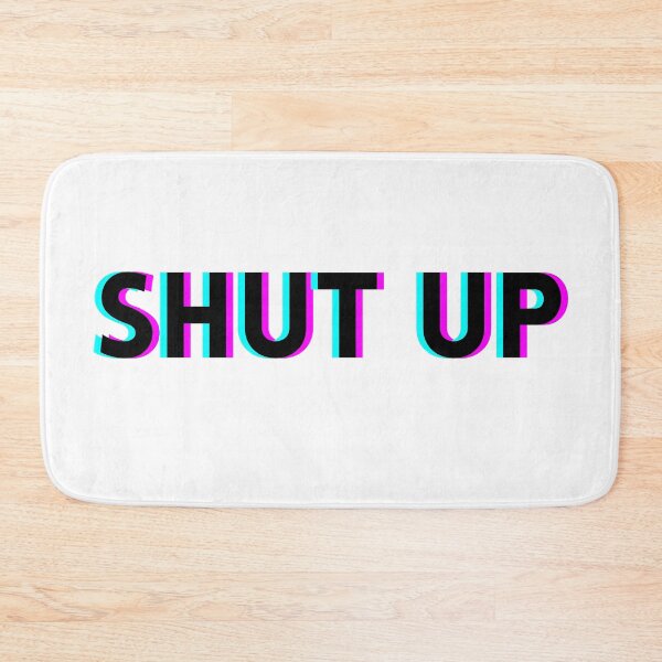 Item preview, Shut Up 3D Sticker designed and sold by ekglad.