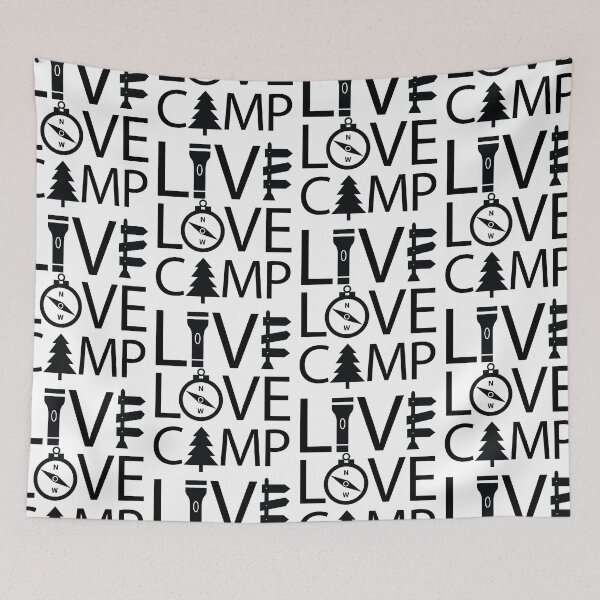 Item preview, Live Love Camp designed and sold by GravitiTees.