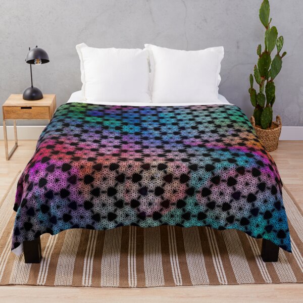 Item preview, Geometric Multicoloured Snowflake Pattern designed and sold by Forevercreative.