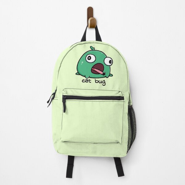 Item preview, Silly Green Frog Eat Bug designed and sold by vanillaroseart.