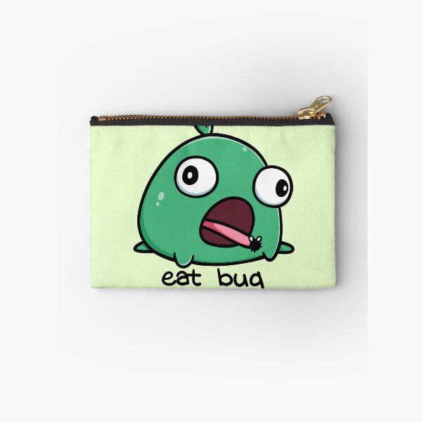 Item preview, Silly Green Frog Eat Bug designed and sold by vanillaroseart.